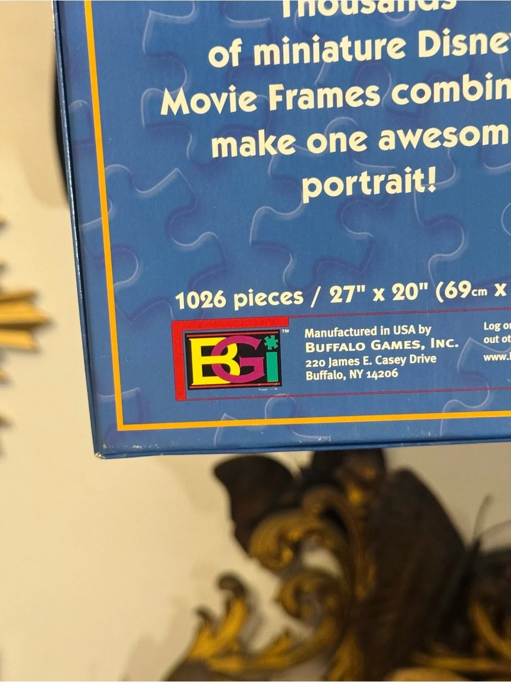 Vintage Disney Photomosaics Winnie the Pooh Jigsaw Puzzle